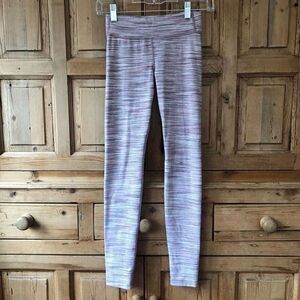 Girl's Athleta Girl Large /‎ 12 Pink and White Leggings - Play Condition